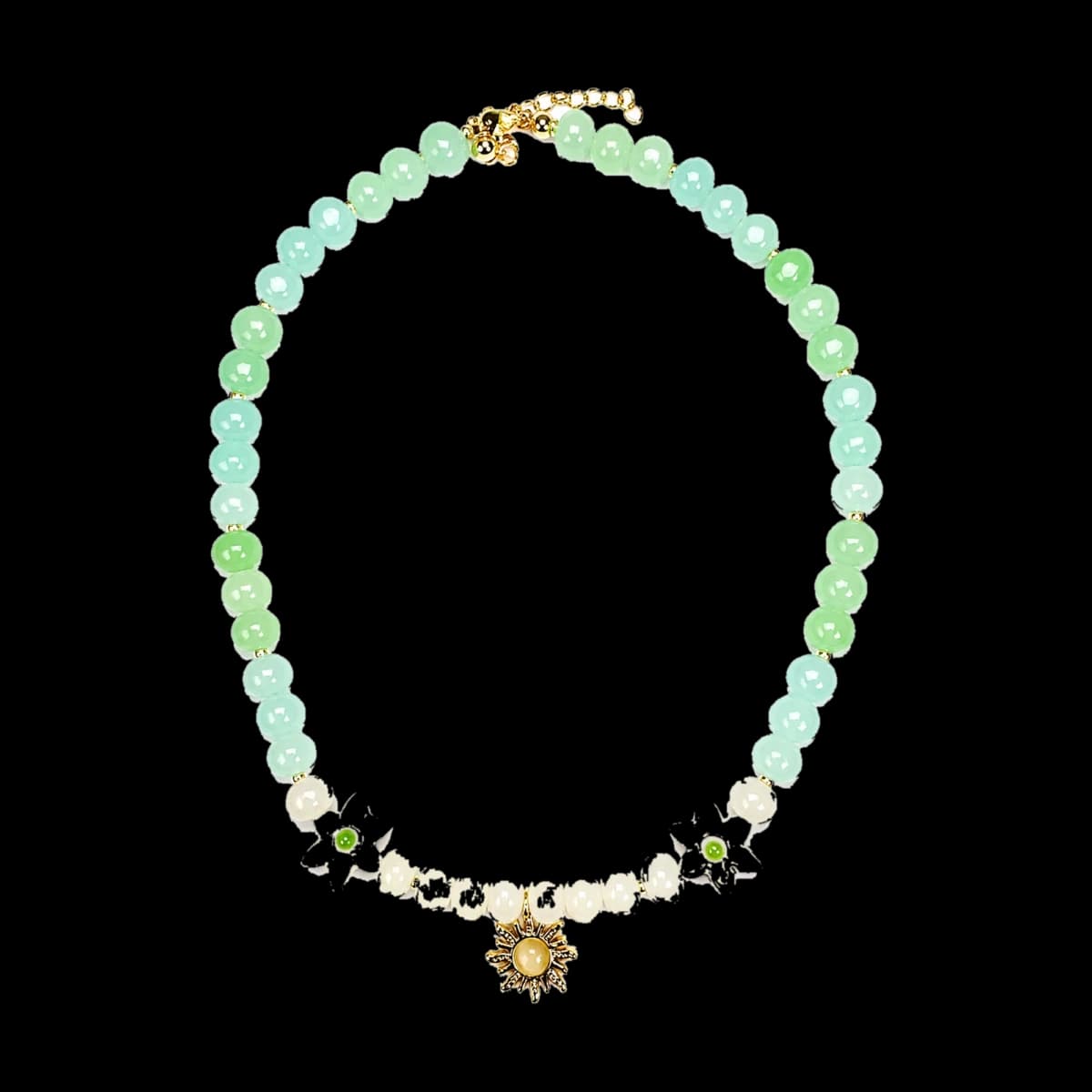 Caribe verde con sol